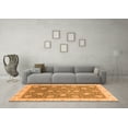 thumbnail image 3 of Ahgly Company Indoor Rectangle Oriental Orange Traditional Area Rugs, 2' x 5', 3 of 4