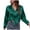 GN2, variant on Ediodpoh Women's Blouse Satin Silk Shirt Button Down Shirt Casual Loose Long Sleeve Office Work Long Edition Blouse Womens Tops Green L