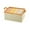 Beige, variant on Baby Hamper for Nursery Hollow Out Desktop Storage Basket Dispenser Container Portable Shower Caddy Basket Bathing: Plastic Storage Basket With Handle Portable Box Organizer