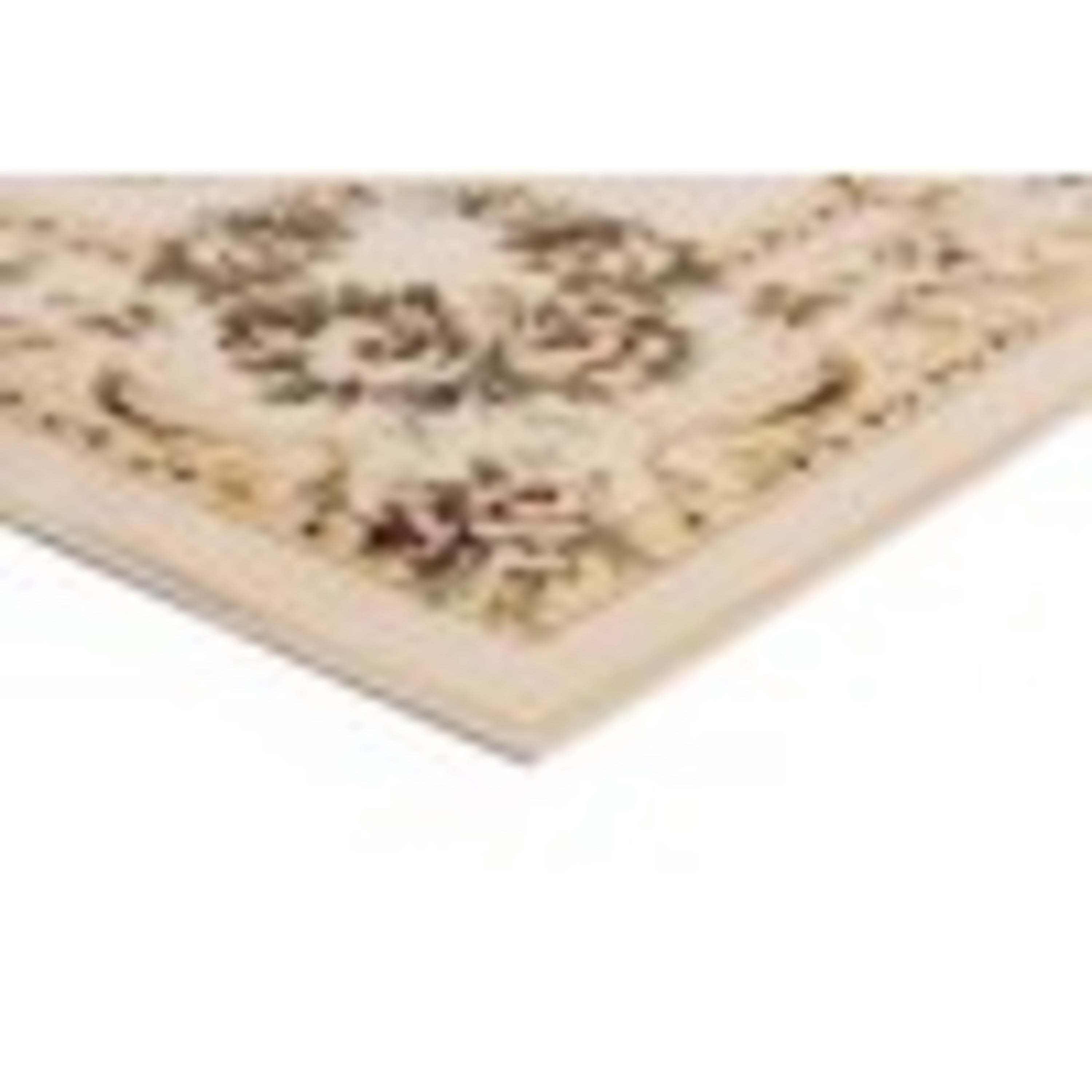 Traditional Area Rug (3-Piece Rug Set: (5' x 7', 20'' x 60'', 20'' x 32'')) Floral Beige, Red Indoor Set Easy to Clean