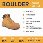 Herman Survivors Men's Boulder Waterproof 6 in Steel Toe Work Boots
