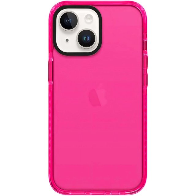 Funda transparente neón para iPhone 15, diseño retro vibrante y bonito para mujer, accesorios de los 80, funda protectora de cámara de silicona suave a prueba de golpes para iPhone 15 de 6.1 pulgadas