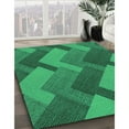 thumbnail image 3 of Ahgly Company Machine Washable Indoor Rectangle Transitional Spring Green Area Rugs, 8' x 12', 3 of 7