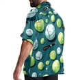 thumbnail image 3 of Tennis Men's Casual Poplin Button Down Short Sleeve Shirts for Summer Beach - Unisex, 3 of 6