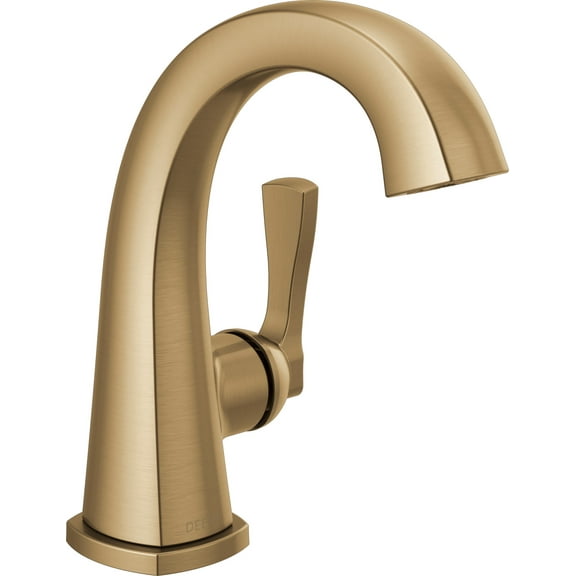 Delta 577-Mpu-Dst Stryke 1.2 GPM Single Hole Bathroom Faucet - Lumicoat Champagne Bronze