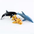 thumbnail image 4 of MINGYG Mini Ocean Animal Figure Sea Creatures Model Toy Whale Shark Crab Seahorse Squid, 4 of 9