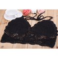 thumbnail image 2 of Women Summer Top Halter Back Straps Tie Deep V-Neck Camisole Tops, 2 of 5