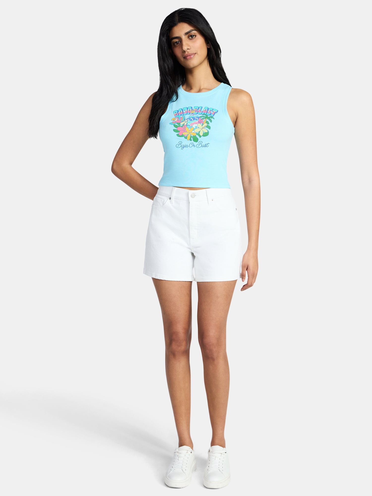 Mountain Dew Baja Blast Women's Graphic Tank Top, Sizes XXS-XXL