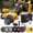 (Yellow) Machine + Battery*2 + Basic Accessories +, variant on The 2026 Brand New Upgraded Cordless Electric Polishing Machine Is Equipped with an Ion Battery, a Fast Charger, and a Complete Set of Accessories, Suitable for Wood, Metal, Plastic, and Stone