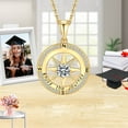 thumbnail image 3 of NICKSUN Compass Necklaces for Women Gifts Jewelry Anniversary Birthday Ideas Gift for Wife Her, 3 of 7