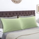 thumbnail image 2 of Juego de fundas de almohada con cremallera de microfibra suave PiccoCasa de 2, color salvia estándar, 2 of 7