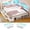 White, variant on AOGLLATI Full Size Daybed with 6 Drawers & Bookcase Storage - Metal Platform Daybed with Charging Station & LED Lights, Black & Vintage Brown