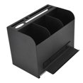 thumbnail image 1 of Stainless Steel Cutlery Utensil Holder Integrated Combination Wall Mounted Chopsticks Storage Rack with 4 Storage Areas, 1 of 12