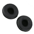 thumbnail image 1 of Almohadillas de Repuestro Universales de 70 mm, almohadillas parauriculares de cuero proteico de espuma suave, color negro, 1 of 7