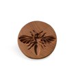 thumbnail image 3 of Cookie en relieve molde vacaciones fiesta navidad panqueques de madera sello de pasteles adultos niños alimento prensado molde panadería chef tipo 1 Inevent HA011868-01, 3 of 7