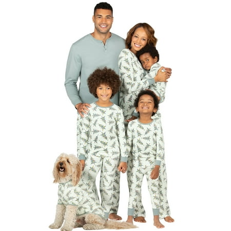 

Sunisery Family Pajamas Set Matching Xmas Christmas Tree Pjs Nightwear for Pet Baby Kid Dad Mom