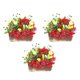 thumbnail image 1 of KAKOWELY 3 miniflores decorativas para el hogar, miniflores en maceta, pequeñas plantas artificiales., 1 of 5