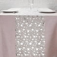 thumbnail image 2 of Hzzsbu Gold Silver Star Glitter Metallic Table Runner Bling Star Table Cloths Runner Thin Mesh Metallic Roll Table Runner Roll for Home Weddings Party Banquets, 2 of 7