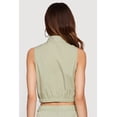thumbnail image 4 of Women's Nylon Cropped Zip Front Windbreaker Vest, 4 of 4