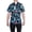 Black Turquoise, variant on Gravity Threads Hawaiian Tropical Fashion Dress Shirt, Brown Beige M