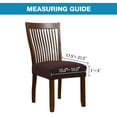 thumbnail image 3 of 2pcs Dining Chair Seat Cover Stretch Spandex Chair Seat Covers Chair Seat Cushion Slipcovers for Dining Room Kitchen Chairs Removable Washable Chair Seat Covers, 3 of 8