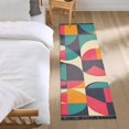 thumbnail image 3 of Yayeee Runner Rug for Bedroom 2'x6' Machine Washable Hallway Non Slip Mat, Retro Geometric, 3 of 8
