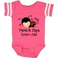 thumbnail image 3 of Inktastic Nana and Papa Love Me Baby Boys or Girls Baby Bodysuit, 3 of 5