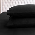 thumbnail image 3 of 100% Cotton Flannel Sheets Set - Flannel Sheets Full, 4-Piece Flannel Bed Sheets - Lightweight Bedding, Brushed for Extra Softness,Warm, Breathable, 16" Deep Pocket Cali King, Black, 3 of 5