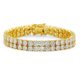 thumbnail image 1 of Pulsera de oro JAMW Sencillez para mujer 7 pulgadas, 1 of 5