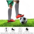 thumbnail image 3 of 2 Pairs Unisex Soccer Socks, Knee High Solid Baseball Football Sports Team Socks, 3 of 5