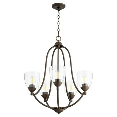 

Quorum Lighting - Five Light Chandelier - Barkley - 5 Light Chandelier in Quorum