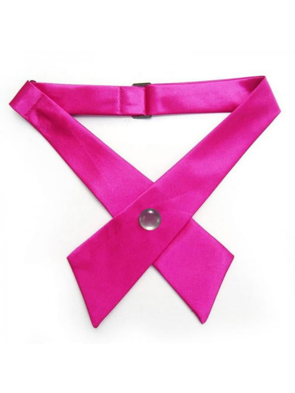 Vococal Unisex Adjustable Emcee School Uniform Crossover Cross Tie Bowties Bow Tie 
