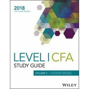 Pre-Owned Wiley Study Guide for 2018 Level I CFA Exam: Fixed Income, Derivatives & Alternative Investments (Paperback) 1119435269