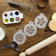 thumbnail image 4 of Designer Stencils Five Point Rosettes Cookie Stencils, Beige/semi-transparent, 4 of 5