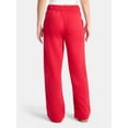 thumbnail image 4 of No Boundaries Soft Fleece Wide Leg Pants, 30” Inseam, 1 or 2-Pack, Women’s XXS-4X, 4 of 7