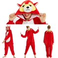 thumbnail image 3 of Pijamas de franela Unisex para hombres y mujeres, ropa de dormir de unicornio, conjuntos de pijamas de unicornio de Stitch, ropa de dormir de invierno, 3 of 4