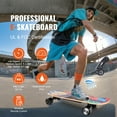 thumbnail image 5 of KFFKFF Portable Electric Longboard Skateboard E-Skateboard with Control 5 Miles Range for Adults Kids, 5 of 9
