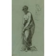 thumbnail image 3 of Pierre-Paul Prud'hon 10x14 Black Modern Framed Museum Art Print Titled - Young Woman Undressing (1800), 3 of 5
