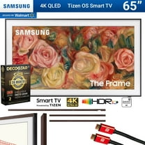 Samsung QN65LS03DA 65 inch The Frame QLED 4K Smart TV (2024 Model) Bundle with 65" The Frame Customizable Bezel Modern Brown