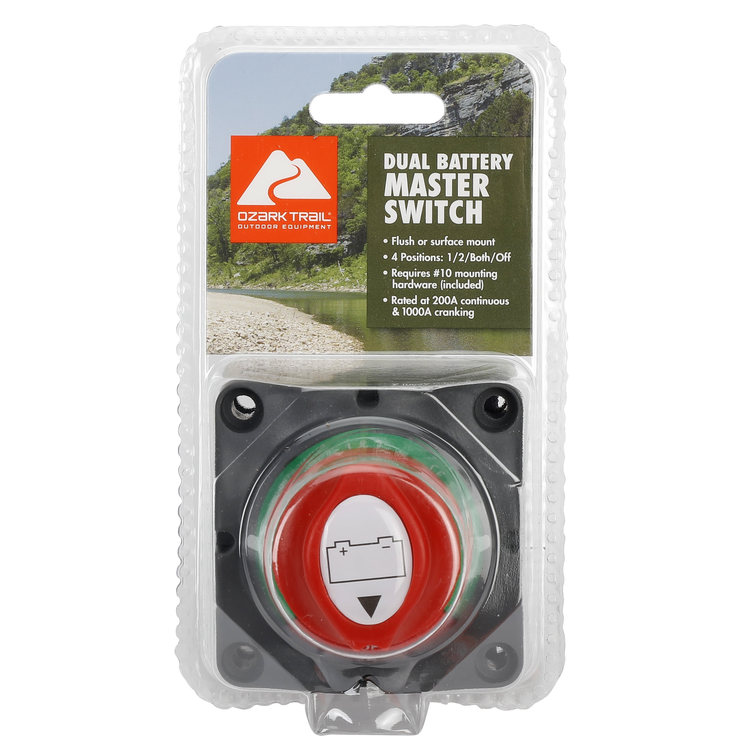Ozark Trail 4-Position Boat Dual Battery Master Switch