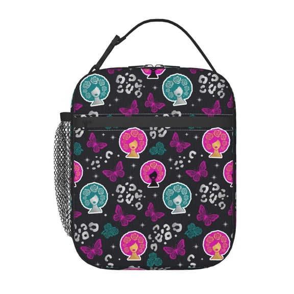 African American Meal Carrier Leakproof Insulated Reusable Travel Business Trip Picnic Outdoor Thermal Storage Pouch Case