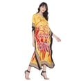 thumbnail image 3 of Women's Plus Size Kaftan Dresses Boho Long Maxi Dress Ladies Casual Hippie Kimono Sleeve Loose Caftan Online, 3 of 7