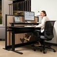 thumbnail image 4 of Stand Up Desk Store Grove Modular Wall | Modern Style Partition, Cubicle Wall & Room Divider for Office, School, Library | Recycled PET Noise Reduction Panels  | 70x48”, 4 of 8