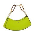 thumbnail image 2 of New Fendi O'Lock Swing Wasabi Green Calf Leather Small Hobo Shoulder Bag, 2 of 6