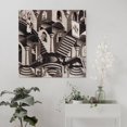thumbnail image 5 of Póster de pintura abstracta en blanco y negro de MC Escher (13) Obras de arte Impresión de imágenes Póster Arte de pared Pintura Lienzo Regalo Decoración Pósteres decorativos 16x16 pulgadas (40x40 cm), 5 of 5