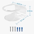 thumbnail image 3 of soporte,Soporte de Montaje En Pared para Enrutador Compatible Con Tp-Link Deco X20 O Deco X60 Tomshoo  1 paquete, 3 of 7