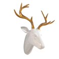 thumbnail image 2 of Resina Deer Head Decoración Telón de fondo Escena decorativa Disposición Props Regalos de inauguración Coleccionables Esculturas colgantes para fiesta Colco Escultura Artesanía, 2 of 8