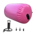 thumbnail image 2 of Lipstore Gymnastics Mat Inflatable Tumbling Roller with Air Pump Non Slip Back Handspring Pink, 2 of 8