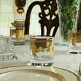 thumbnail image 5 of Lorren Home Trends Set of 4 Embellished 24K Gold Crystal Double Old Fashion-Made In Italy, 5 of 5