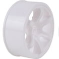 thumbnail image 3 of Paquete de 4 accesorios de llantas de rueda, piezas de repuesto, de rueda, piezas de actualización, neumáticos para camión RC 1:10 / coche a la Llantas de rueda blancas Yotijar Neumático de llanta de rueda de coche RC, 3 of 4